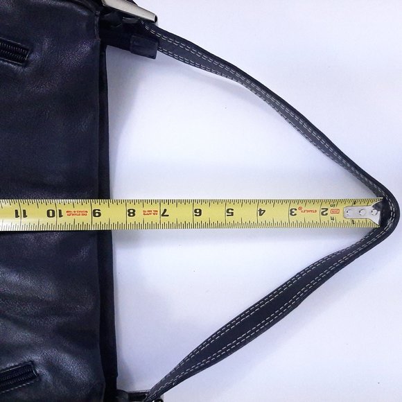 Dilaks Collection Leather Black HandBag Shoulder S - Picture 7 of 9